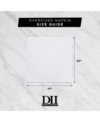 Design Imports Herringbone Napkin Set of 6