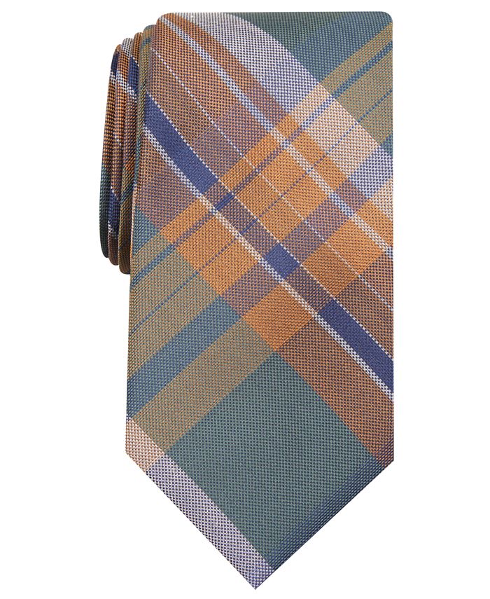Club Room Men's Classic Plaid Tie, Created for Macy's - Macy's