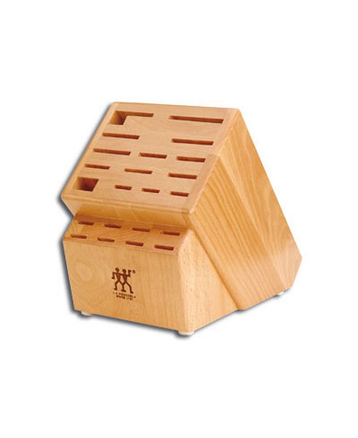 Zwilling J.A. Henckels 22Slot Hardwood Knife Block Macy's