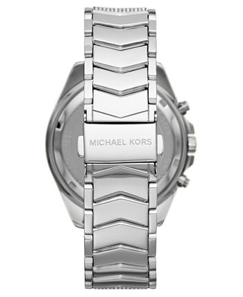 Michael Kors - Women's Chronograph Whitney Stainless Steel Pav&eacute; Bracelet Watch 45mm