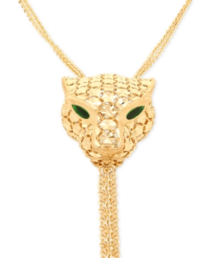 image of Effy Oro by Effy Panther Head Tassel 20