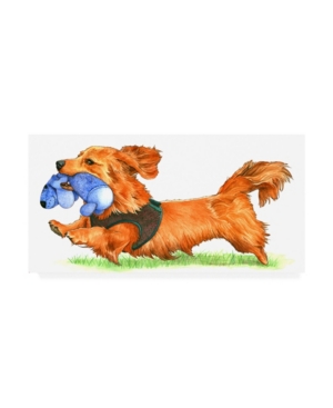 Trademark Global Wendy Edelson Dachshund Dog Canvas Art In Multi