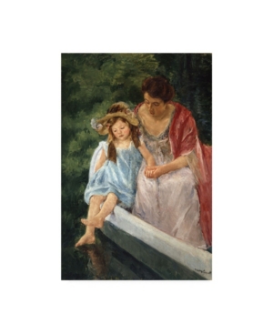 Trademark Global Mary Stevenson Cassatt Mother And Child In Boat Canvas Art In Multi