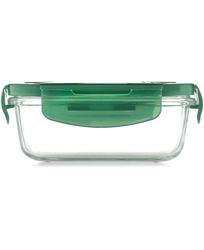 Martha Stewart Collection Glass Food Containers, Set of 4, Created for