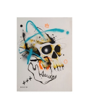 Trademark Global Taka Sudo Skull Bold Color 2 Canvas Art In Multi