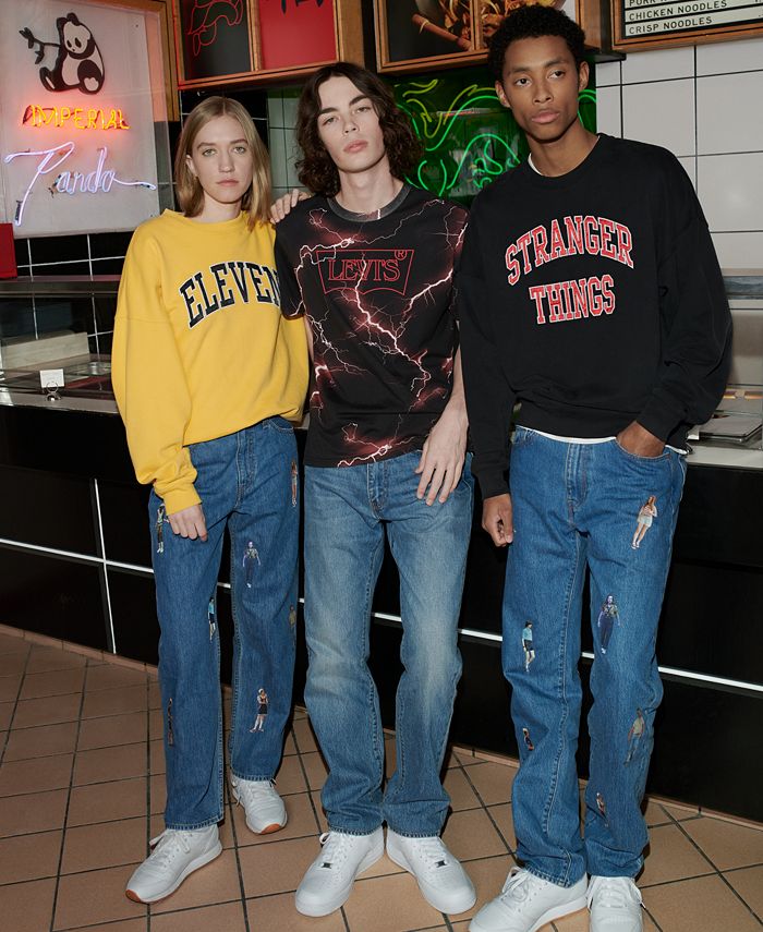 levi's stranger things sweatshirt