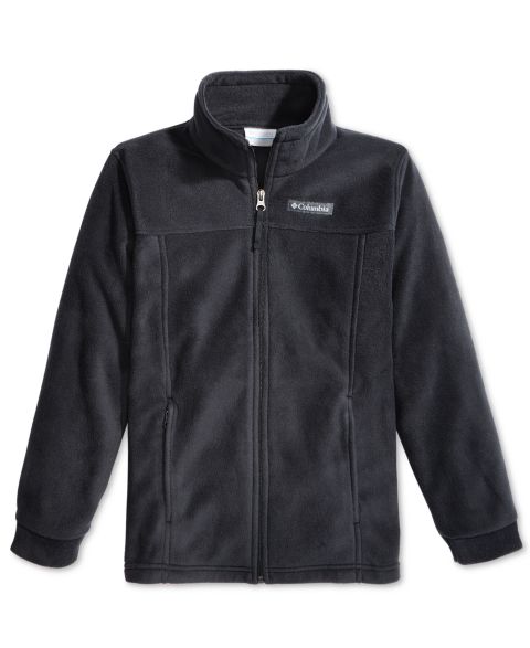 Куртка Columbia Long-Sleeve Mountain Jacket для мальчиков, цвет: Чёрный