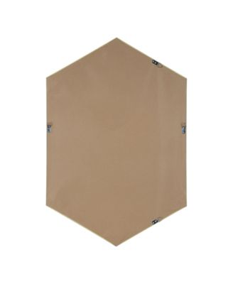 Rhodes Framed Hexagon Wall Mirror - 24.75" x 36.75"