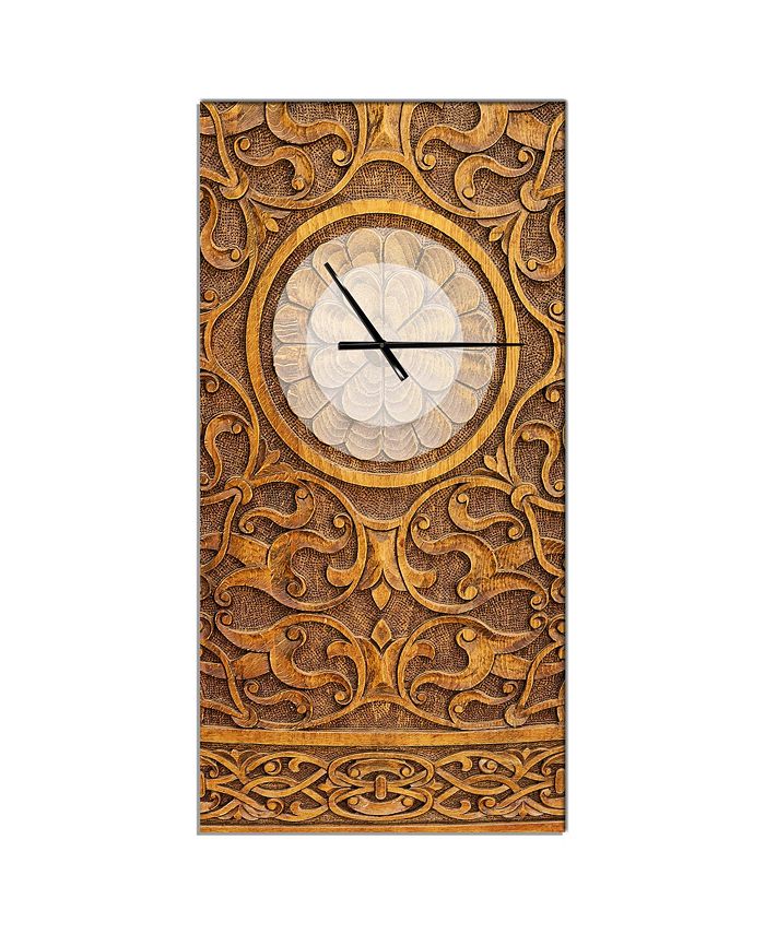 Designart Oversized Contemporary Metal Wall Clock Macy's