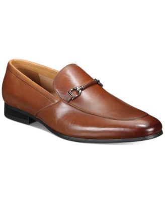leather slip on loafers