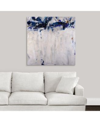 'Beethoven in Blue' Framed Canvas Wall Art, 24