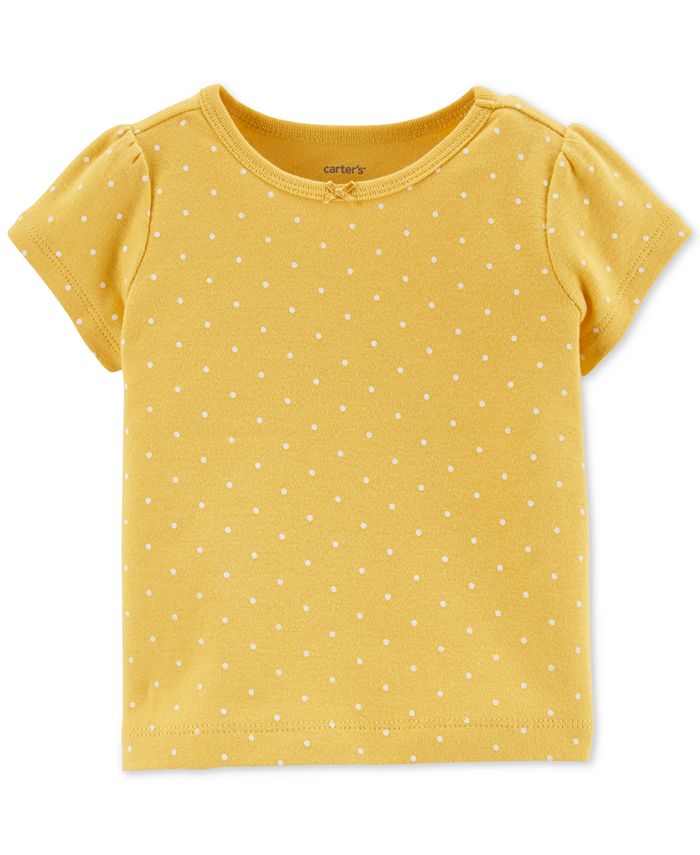 Carter's Baby Girls 2Pc. Cotton DotPrint TShirt & FloralPrint