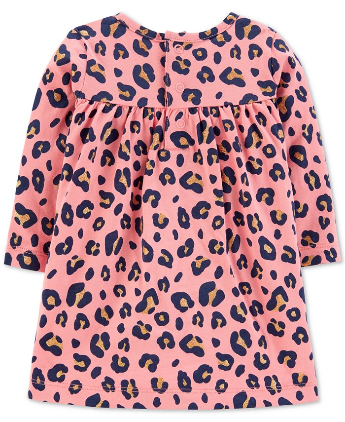 Carter's Baby Girls Leopard-Print Cotton Dress - Macy's