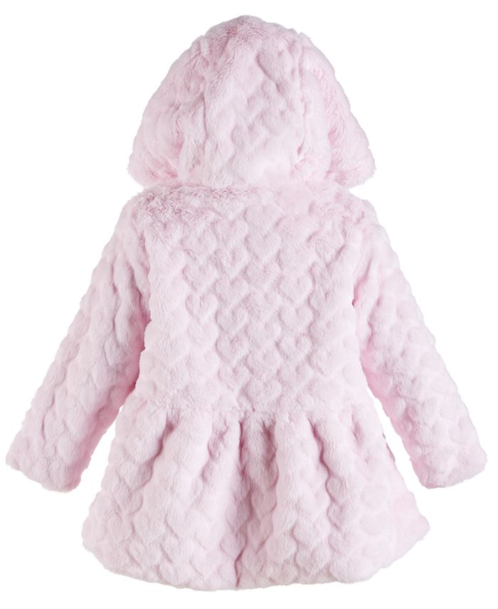 First Impressions Toddler Girls Hooded FauxFur Jacket, Created for