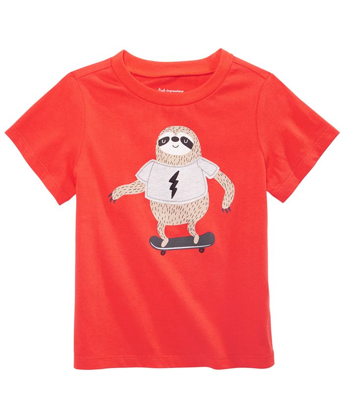 Boys sloth shirt online