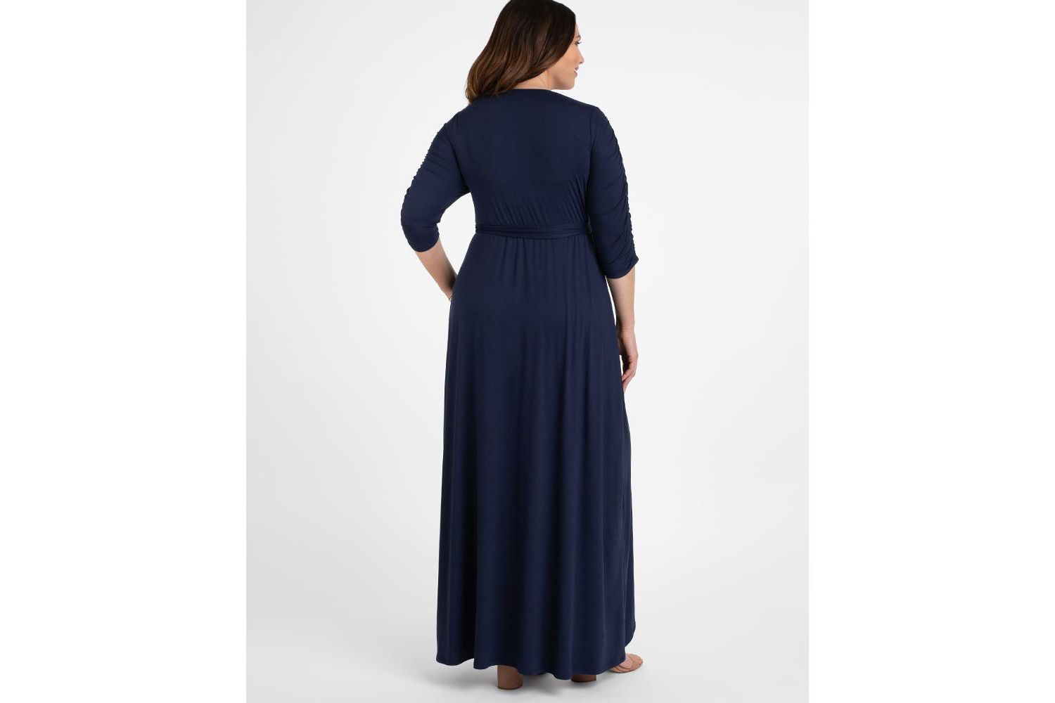 Plus Size Meadow Dream Maxi Wrap Dress