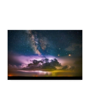 Trademark Global Darren White Photography Milky Way Monsoon Print Canvas Art In Multi