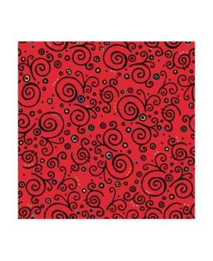 Trademark Global Holli Conger Happy Notions Repeat 2 Canvas Art In Multi