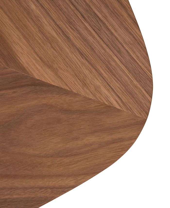 Glitzhome MidCentury Modern Walnut Veneer Coffee Table Macy's