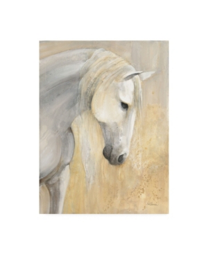 Trademark Global Albena Hristova Calm White Horses Canvas Art In Multi