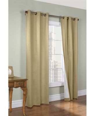 Commonwealth Weather Cotton Fabric Grommet Top Panel Pair