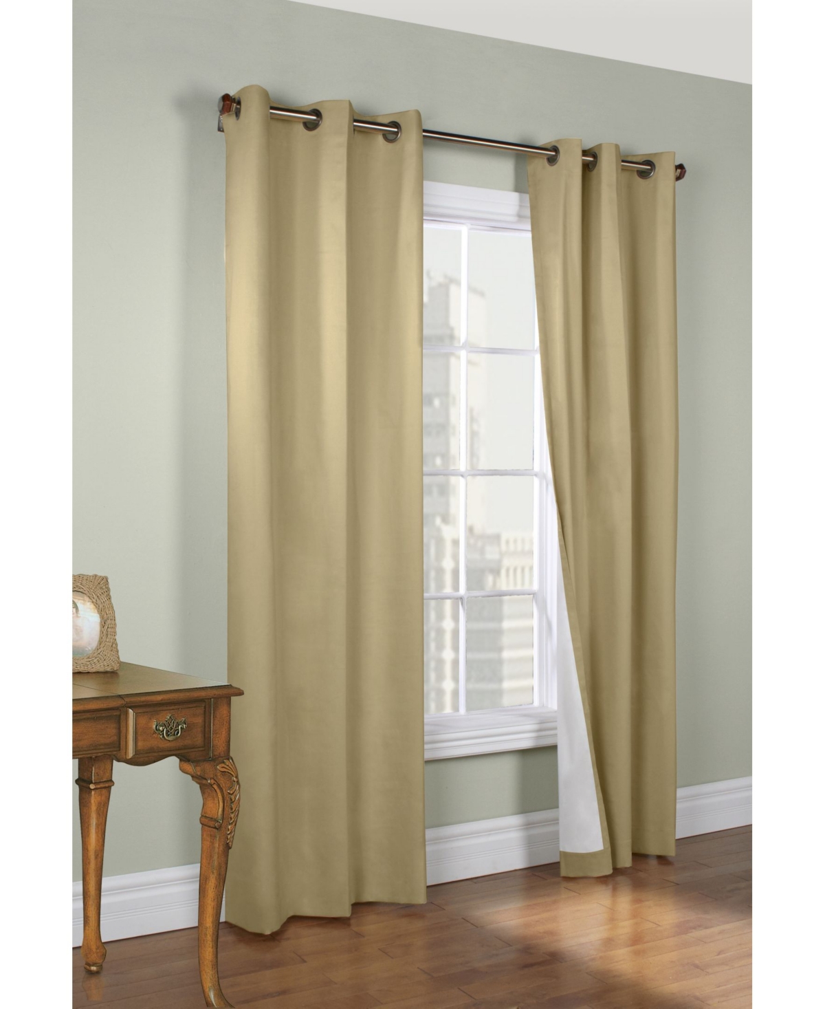 Thermalogic Commonwealth Weather Cotton Fabric Grommet Top Panel Pair