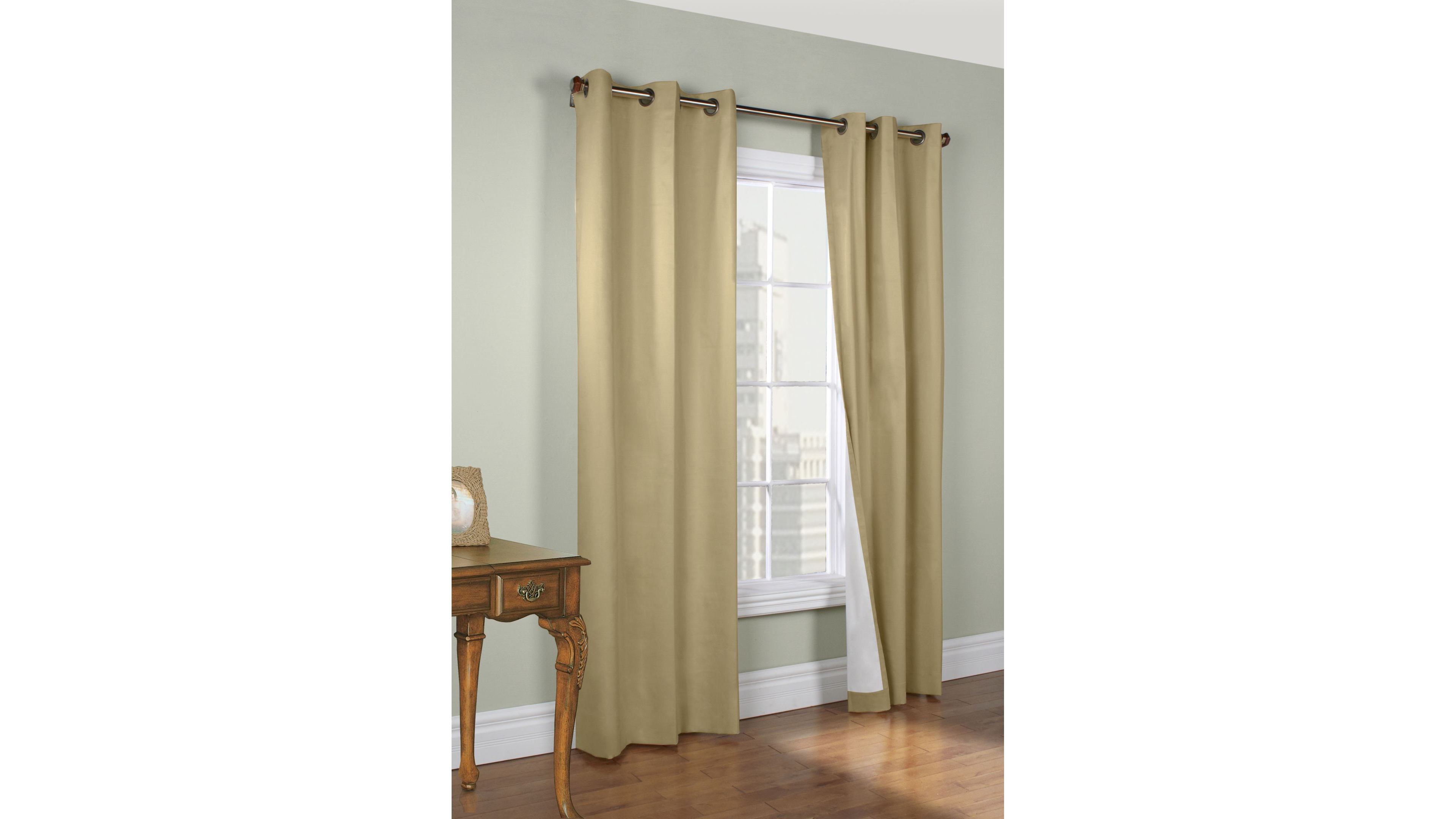 Thermalogic Commonwealth Weather Cotton Fabric Grommet Top Panel Pair