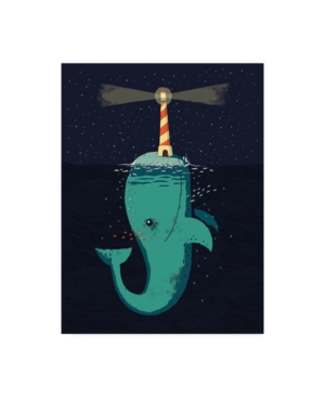 Trademark Global Michael Buxto King Of The Narwhals Canvas Art In Multi
