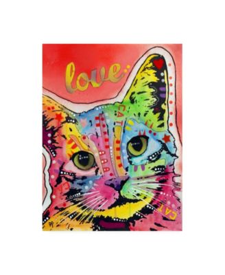 Trademark Global Dean Russo Tilt Cat Love Canvas Art - 20" x 25"