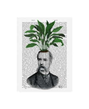 Trademark Global Fab Funky Aspidistra Head, Plant Head Canvas Art In Multi