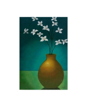 Trademark Global Pablo Esteban Small Floral Vase 3 Canvas Art In Multi