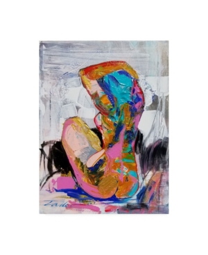 Trademark Global Tadeo Zavaleta At The Beach Abstract Canvas Art In Multi