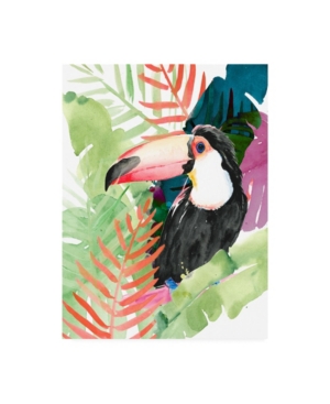 Trademark Global Jennifer Paxton Parker Toucan Palms I Canvas Art In Multi