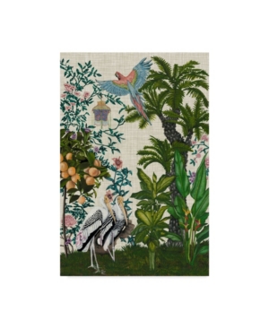 Trademark Global Naomi Mccavitt Paradis Chinoiserie Ii Canvas Art In Multi