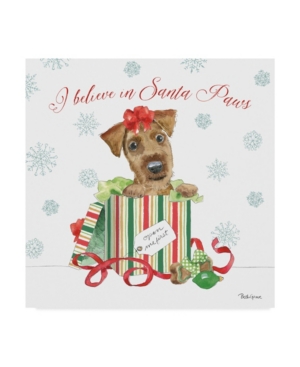 Trademark Global Beth Grove Holiday Paws Ii Canvas Art In Multi