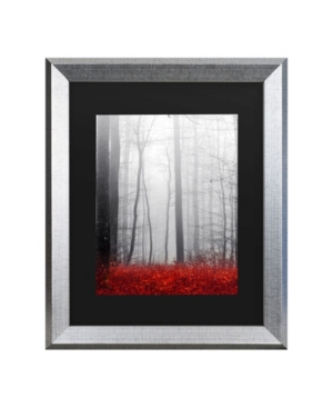 Trademark Global Philippe Sainte-laudy Little Red Carpet Matted Framed Art In Multi
