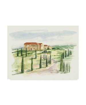 Trademark Global Ethan Harper Watercolor Tuscan Villa I Canvas Art In Multi