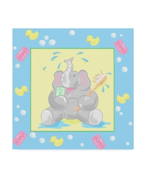 Jade Reynolds Baby Elephant Bath Ii Canvas Art - 15