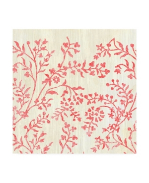 June Erica Vess Weathered Patterns in Red V Canvas Art - 15