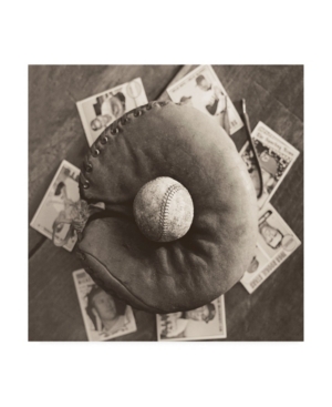 Shop Trademark Global Judy B. Messer Baseball Nostalgia Iii Canvas Art In Multi