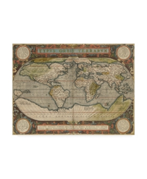 Trademark Global Vision Studio Antique World Map Canvas Art In Multi