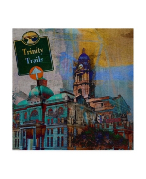 Trademark Global Sisa Jasper Trinity Trails Ft. Worth Canvas Art In Multi