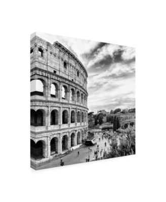 Trademark Global Philippe Hugonnard Dolce Vita Rome 3 Colosseum VI Canvas Art - 36.5" x 48"