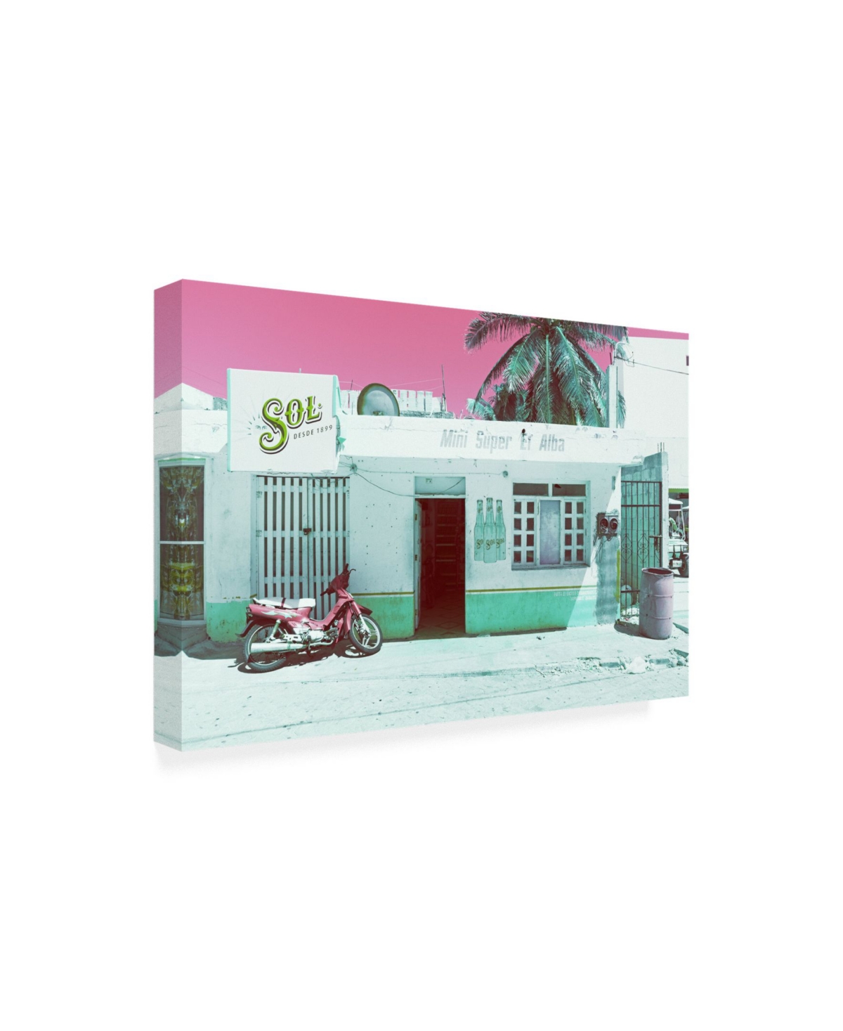 Philippe Hugonnard Viva Mexico Mini Supermarket Vintage Iii Canvas Art -