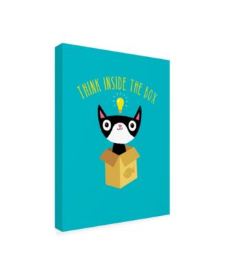 Trademark Global Michael Buxto Think Outside the Box Canvas Art - 27" x 33.5"