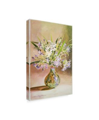 David Lloyd Glover African Lilies Arrangement Canvas Art - 15" x 20"
