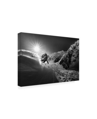 Trademark Global Sandi Bertoncelj Snow Splash Over the Edge Canvas Art - 20" x 25"