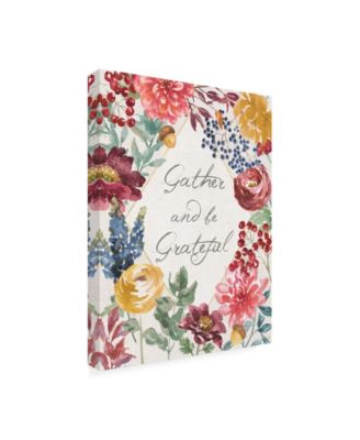 Trademark Global Beth Grove Watercolor Fall V Canvas Art - 15" x 20"