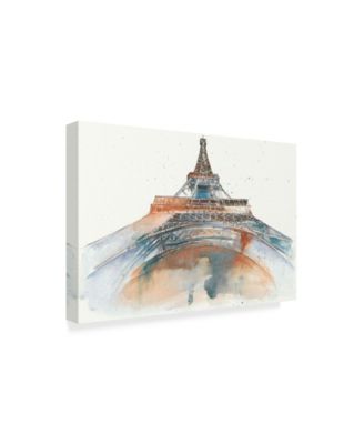 Trademark Global Melissa Wang View of Eiffel I Canvas Art - 15" x 20"