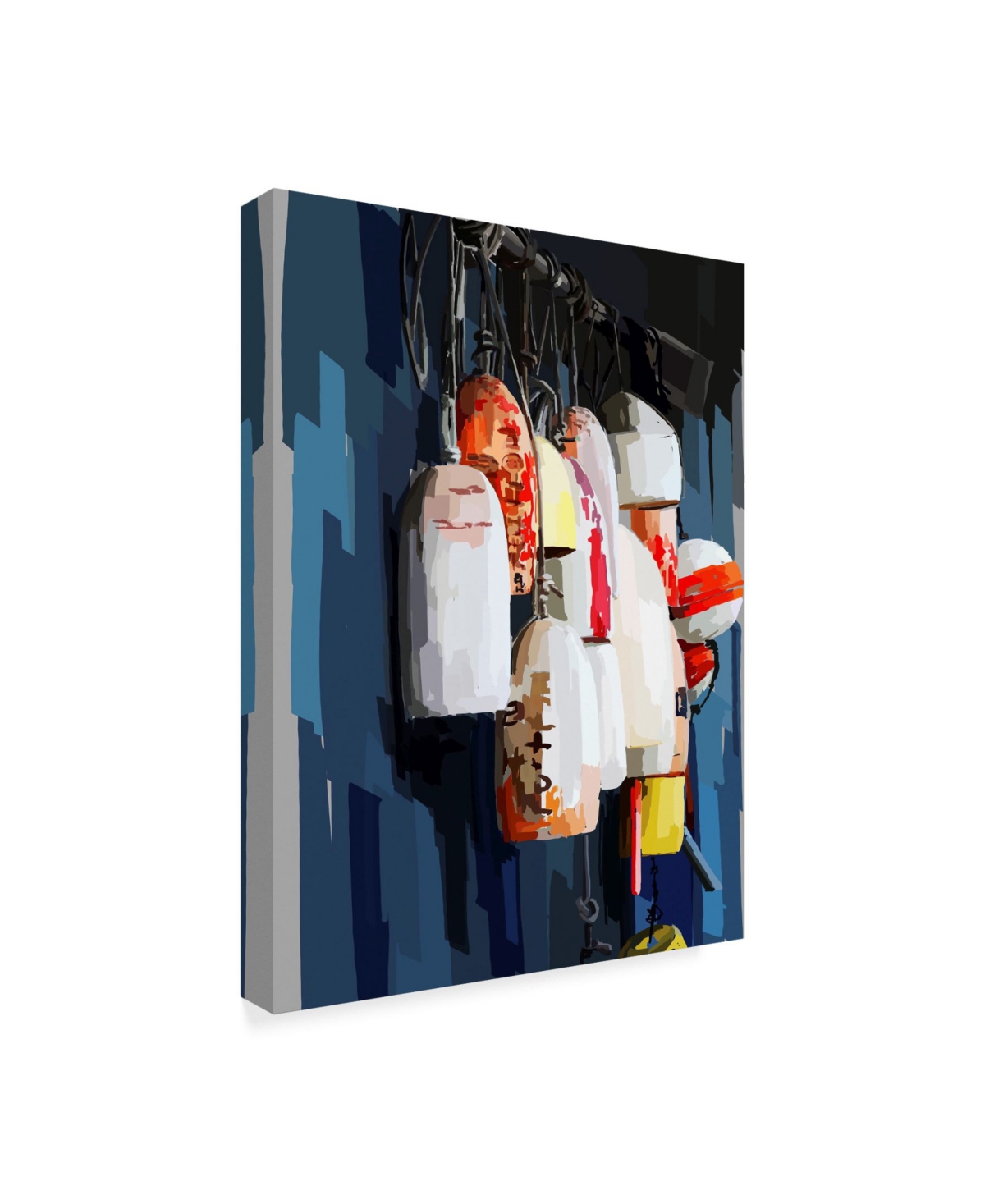 Emily Kalina Vibrant Buoys Ii Canvas Art -